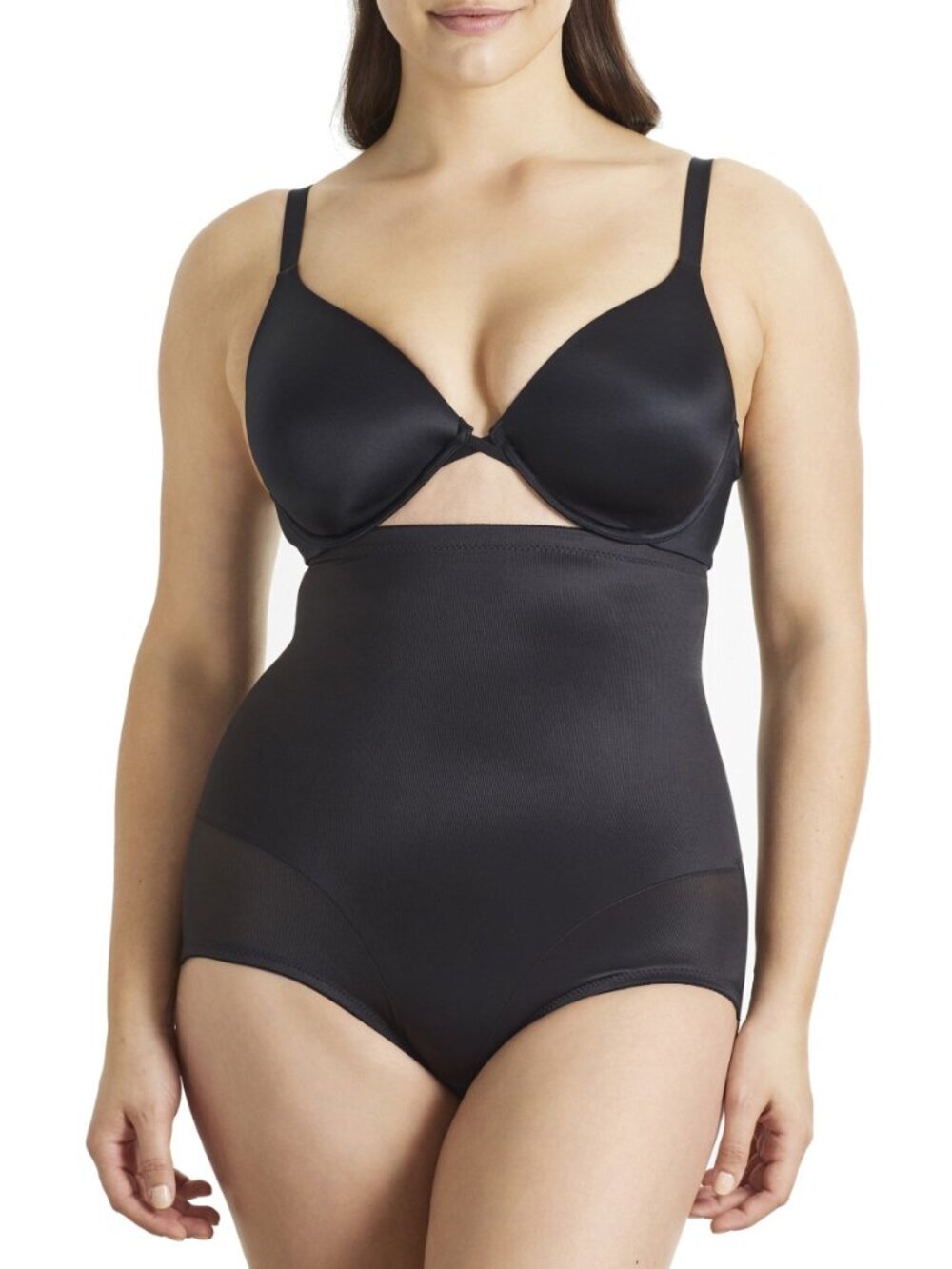 Cupid Intimates Back Magic® High-Waist Shaping Brief - Black